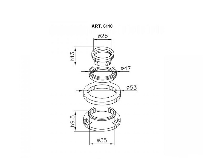 ROULEMENT COLONNE DE DIRECTION 411677