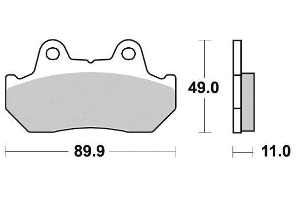 PLAQUETTES DE FREIN AV BENDIX MA42