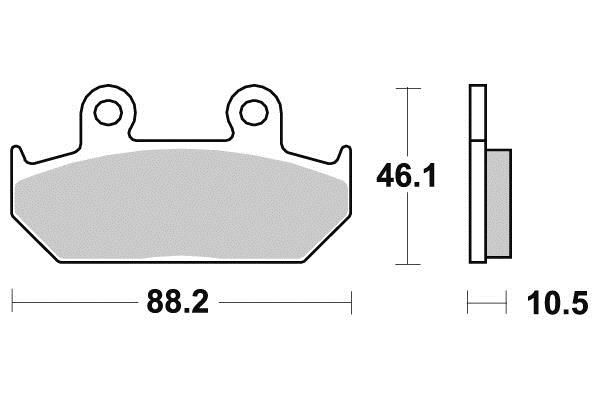 PLAQUETTES DE FREIN AV KYOTO S1005B