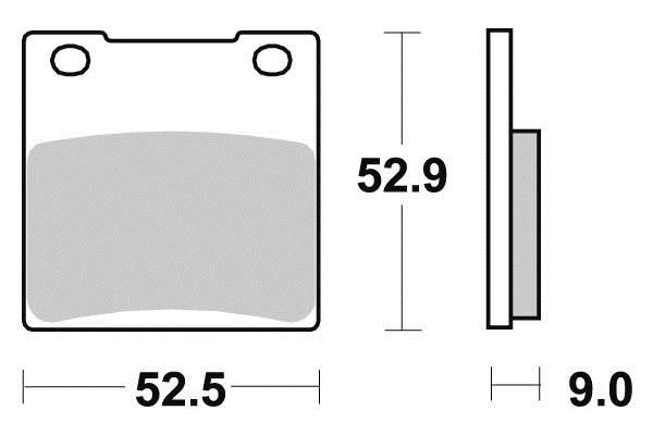 PLAQUETTES DE FREIN AR PERFTEC S1009N