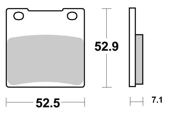 PLAQUETTES DE FREIN AR BENDIX MR56