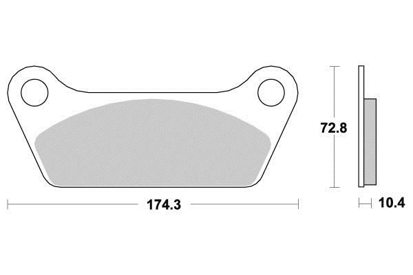 PLAQUETTES DE FREIN AR KYOTO S1010