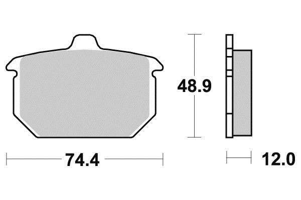 PLAQUETTES DE FREIN AR SIFAM S1022N