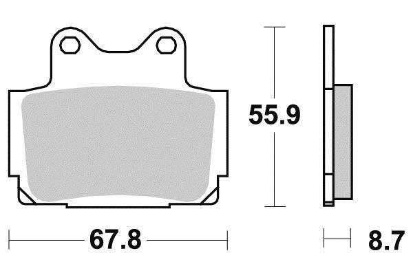 PLAQUETTES DE FREIN AR KYOTO S1024