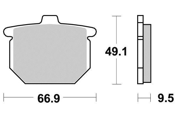 PLAQUETTES DE FREIN AR SIFAM S1027AN