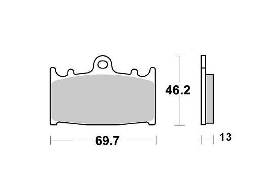 PLAQUETTES DE FREIN AR KYOTO S1032B