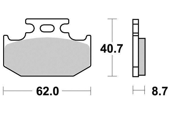 PLAQUETTES DE FREIN AR KYOTO S1037A