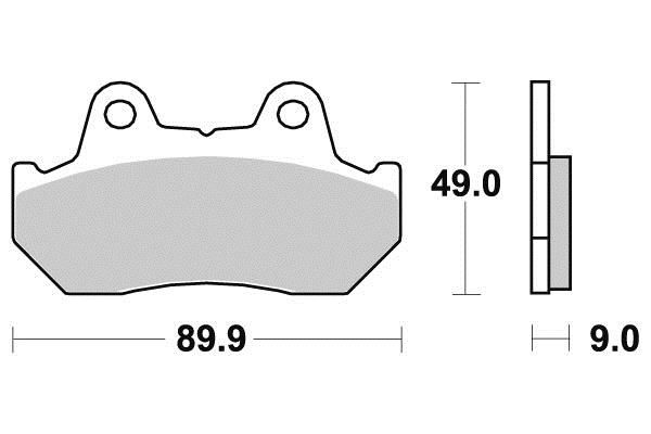 PLAQUETTES DE FREIN AV SIFAM S1044N