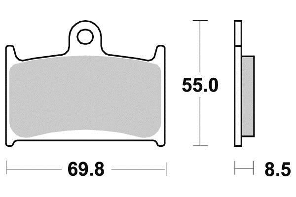 PLAQUETTES DE FREIN AV KYOTO S1049B