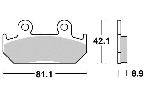 PLAQUETTES DE FREIN AV KYOTO S1051