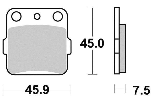 PLAQUETTES DE FREIN AR KYOTO S1059A