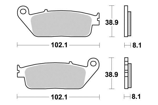 PLAQUETTES DE FREIN AV KYOTO S1071