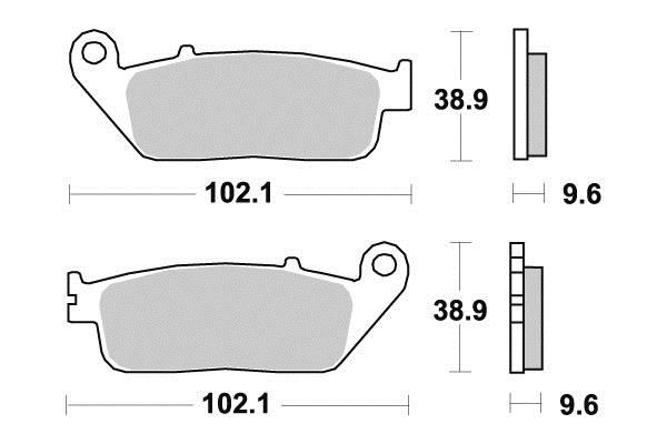 PLAQUETTES DE FREIN AR PERFTEC S1071AN