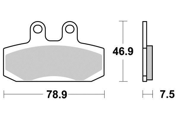 PLAQUETTES DE FREIN AV KYOTO S1074