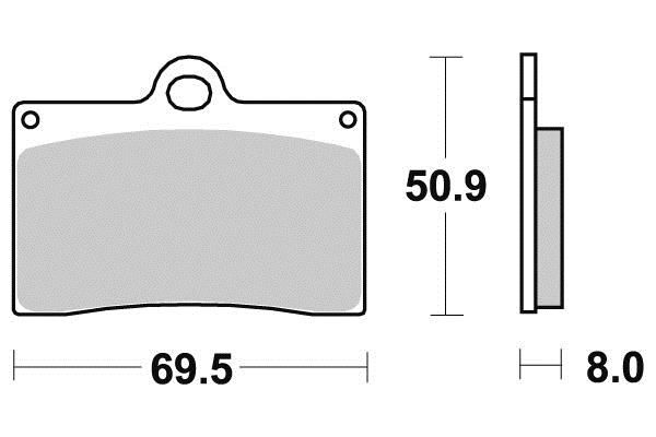 PLAQUETTES DE FREIN AV SIFAM S1083N