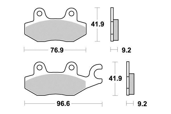 PLAQUETTES DE FREIN AR KYOTO S1085A