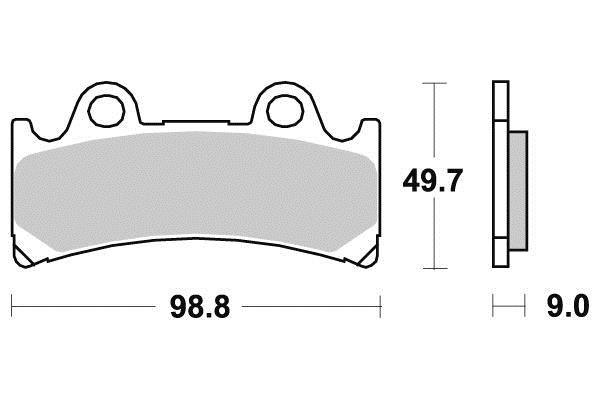 PLAQUETTES DE FREIN AV SIFAM S1090N