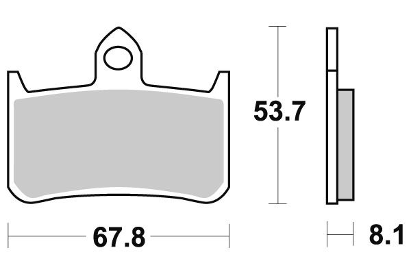 PLAQUETTES DE FREIN AV VESRAH VD154JL