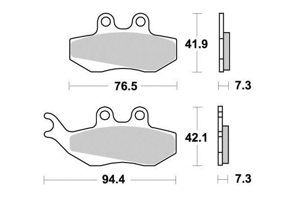 PLAQUETTES DE FREIN AR KYOTO S1106