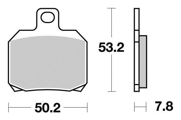 PLAQUETTES DE FREIN AR BREMBO 07BB209A