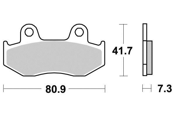 PLAQUETTES DE FREIN AR KYOTO S1115