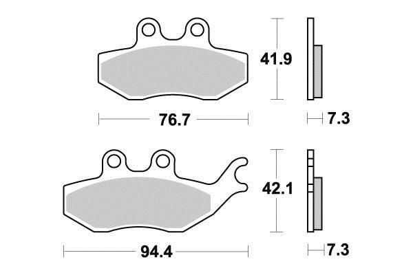 PLAQUETTES DE FREIN AV KYOTO S1119