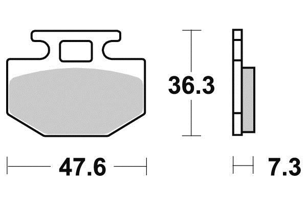 PLAQUETTES DE FREIN AV SIFAM S1137N