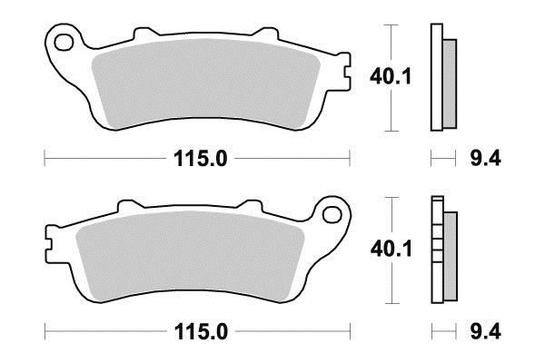 PLAQUETTES DE FREIN AV KYOTO S1165