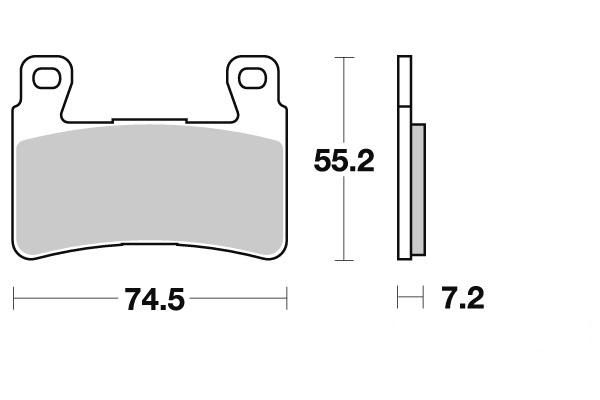 PLAQUETTES DE FREIN AV SIFAM S1166N