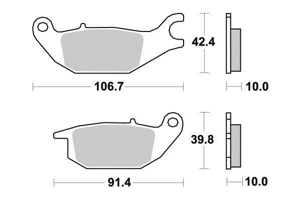 PLAQUETTES DE FREIN AR KYOTO S1167