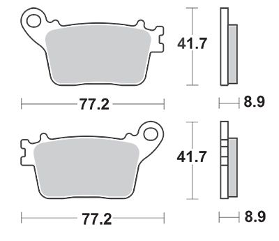 PLAQUETTES DE FREIN AR SIFAM S1174N