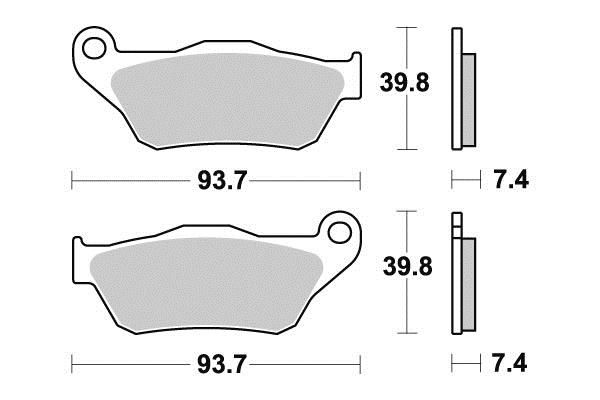 PLAQUETTES DE FREIN AV KYOTO S1190