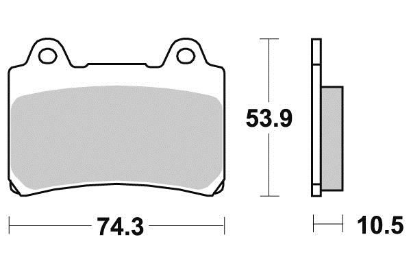 PLAQUETTES DE FREIN AR SIFAM S1242AN