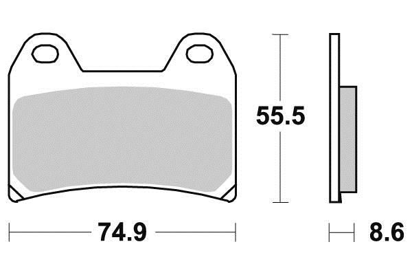 PLAQUETTES DE FREIN AV SIFAM S1262N