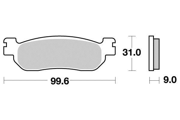 PLAQUETTES DE FREIN AV BENDIX MA228