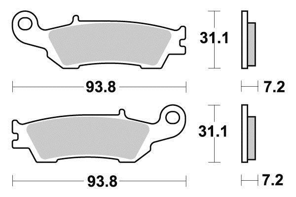 PLAQUETTES DE FREIN AV KYOTO S1290