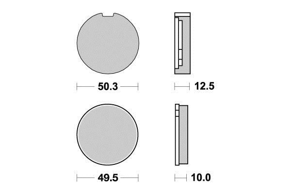 PLAQUETTES DE FREIN AV PERFTEC S1301N