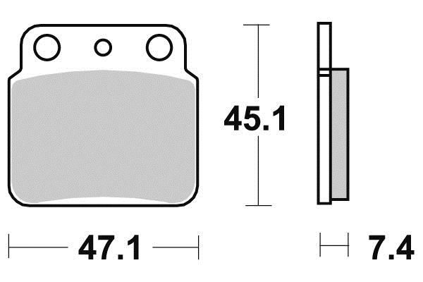 PLAQUETTES DE FREIN AR SIFAM S1341N