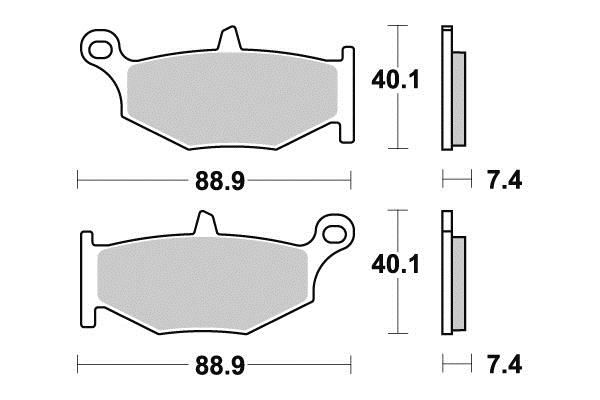 PLAQUETTES DE FREIN AR SIFAM S1359N