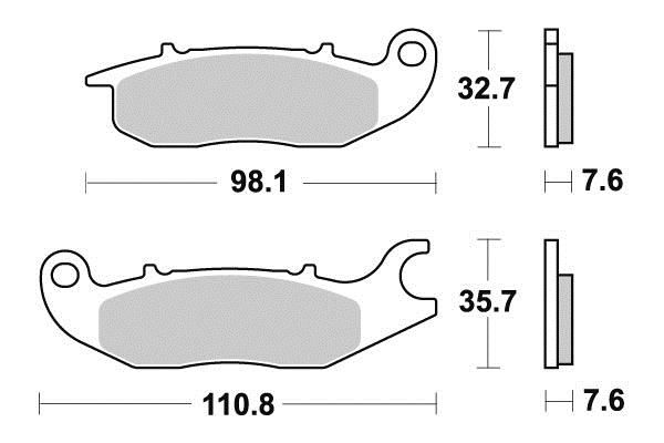 PLAQUETTES DE FREIN AV KYOTO S1804