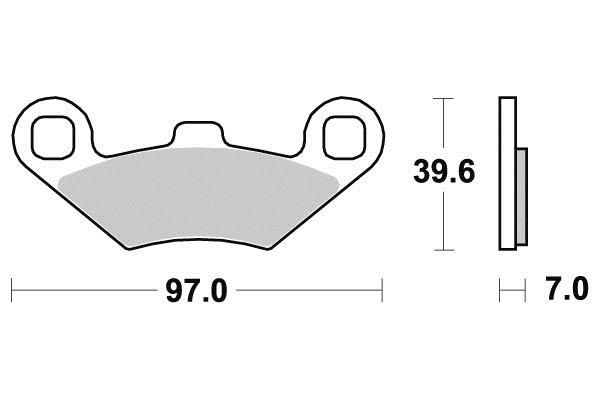 PLAQUETTES DE FREIN AV BENDIX MOA216