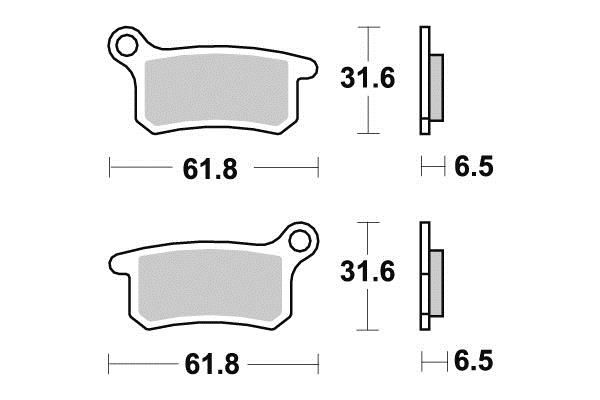 PLAQUETTES DE FREIN AR KYOTO S9006