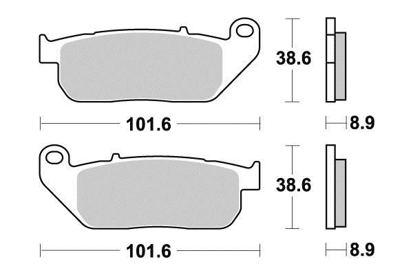 PLAQUETTES DE FREIN AV KYOTO S9009