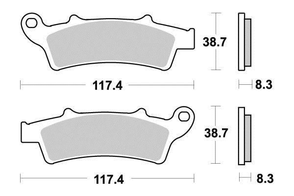 PLAQUETTES DE FREIN AV KYOTO S9017