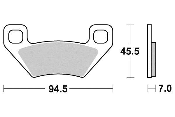 PLAQUETTES DE FREIN AR SIFAM S9023N