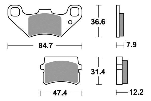 PLAQUETTES DE FREIN AV KYOTO S9102