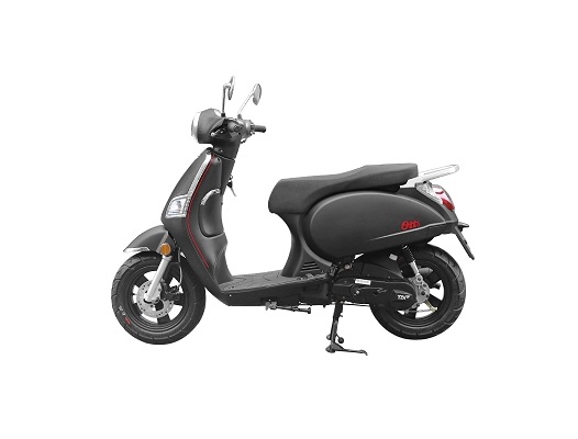 SCOOTER TNT MOTOR OTTO 2 TEMPS 50CC 12 POUCES NOIR MAT