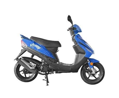 SCOOTER TNT MOTOR ROMA 3 2 TEMPS 50CC 12 POUCES BLEU