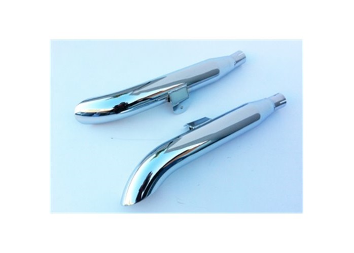 SILENCIEUX CHROME MARVING LEGEND TURN OUT SUZUKI 600/750/800 VS GL INTRUDER 1988-2003