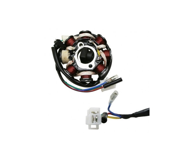 STATOR ALLUMAGE TEKNIX VERSION 2 5 FILS SCOOTER CHINOIS 50 GY6 4 TEMPS / KYMCO/PEUGEOT 50 AGILITY/KISBEE/V-CLIC 4 TEMPS
